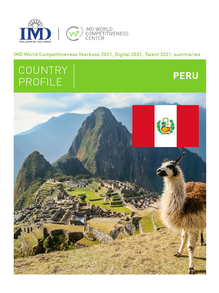Country Profile PE - IMD Business School 2021 | PDF | Cost Of Living ...