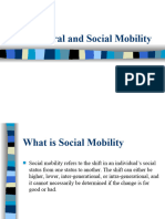 Cultural and Social Mobility