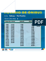 Horários de Ônibus Mairiporã