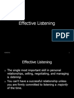 Effective Listening