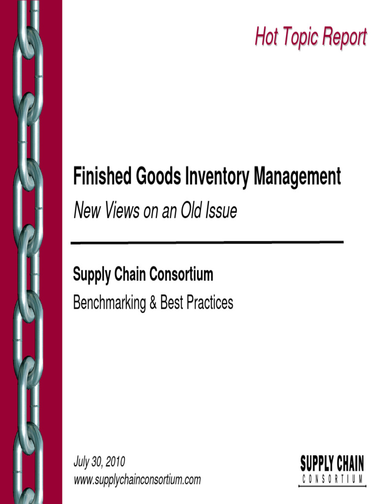 Finished Goods Inventory Metrics (PDFDrive) PDF Inventory Supply