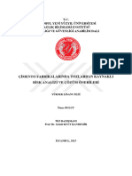 T.C. İstanbul Yeni Yüzyil Üniversitesi Sağlik Bilimleri Enstitüsü İş Sağliği Ve Güvenliği Anabilim Dali