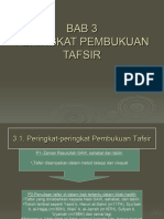 Peringkat Tadwin Tafsir 2 Dan Jenis Tafsir