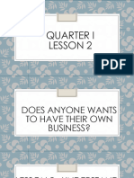 Lesson 2 Understanding Business and Market