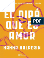 El Dira Que Es Amor - Hanna Halperin