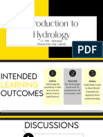 Module 1 - Introduction To Hydrology