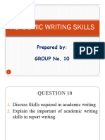 Acadmic Writing