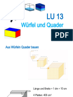 LU 13 - Aus Würfeln Quader Bauen