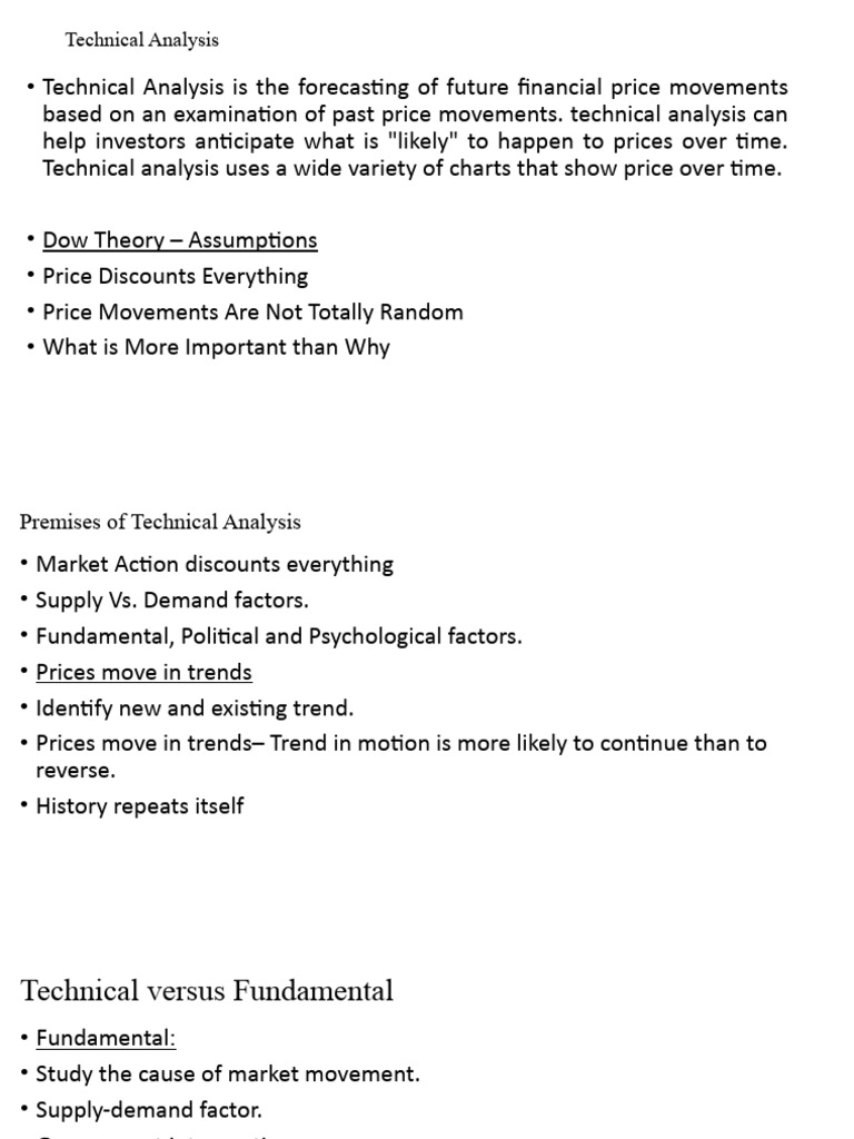 7.1 - Technical Analysis | PDF | Technical Analysis | Economic Forecasting