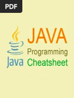 Java Cheat Sheet