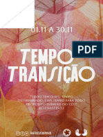 Tempo de Trasição (Parte I) - 05.11 A 11.11.2023