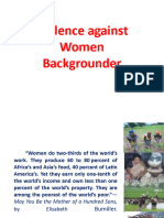 Violence Against Women Backgrounder
