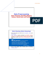 Class5 DataPreprocessing DataCleaning 23aug2021