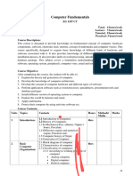 Computer Fundamental Syllabus