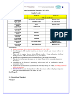 Revised Time Table