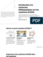 Introduction A La Recherche Bibliographique Sur Les Systemes SCADA