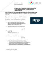 SuMS Sample Aptitude Test QUESTIONS