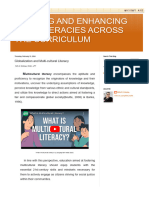 Globalization and Multi-Cultural Literacy