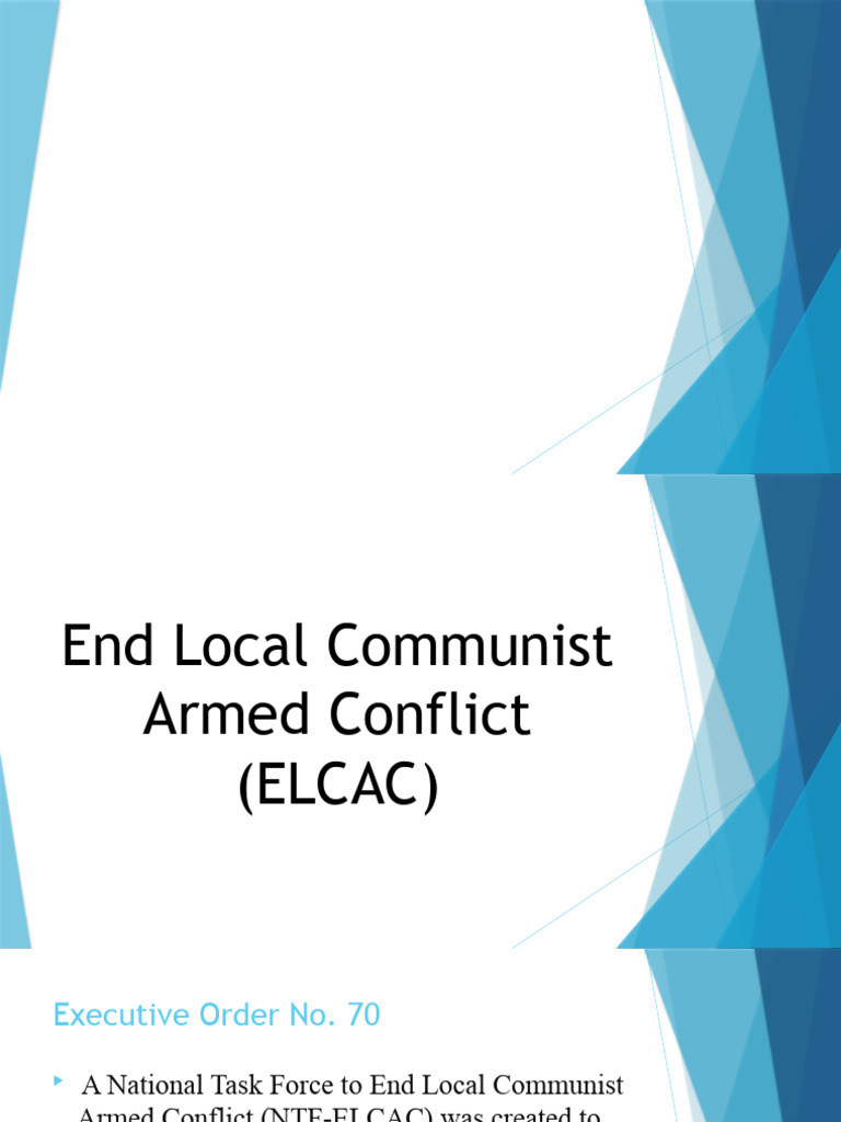 ELCAC: Ending Local Communist Conflict | PDF