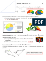 DS2 4ème Comparaison Et Addition Soustraction de Fractions + Triangles Semblables 2