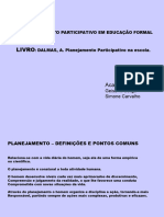 13 Planejamento Participativo em Educação Formal