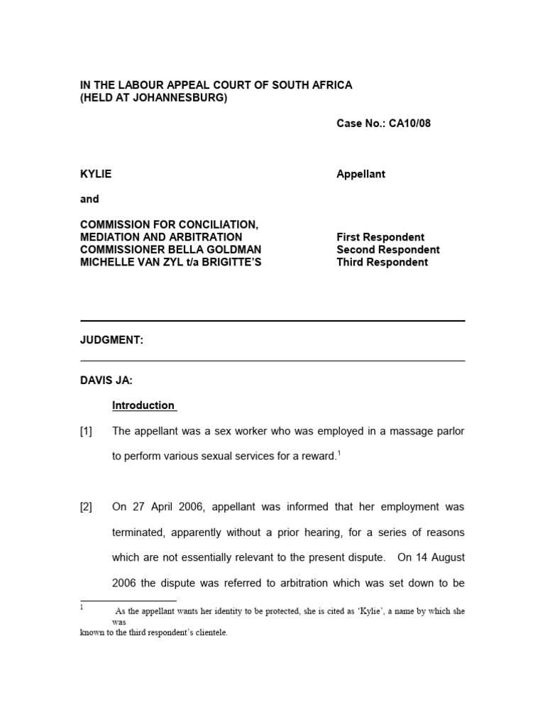 Kyle V Ccma Pdf Employment Judgment Law