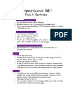 C.S Unit 3 Networks O levels-IBDP