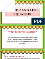 Q2 Mirror and Lens Equation 1