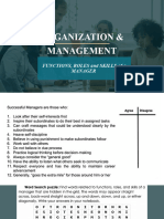 Organization & Management