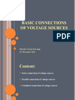 Basic Connections of Voltage Sources - Miroslav Corni