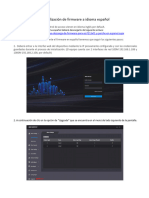 Actualización Firmware A Idioma Español