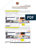 Process Mock Drill Dashboard - Manual