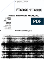 01-09 Ricoh FT 4060-4030 Service Manual