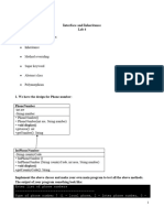 Lab4-Inheritance PhoneNumber Person