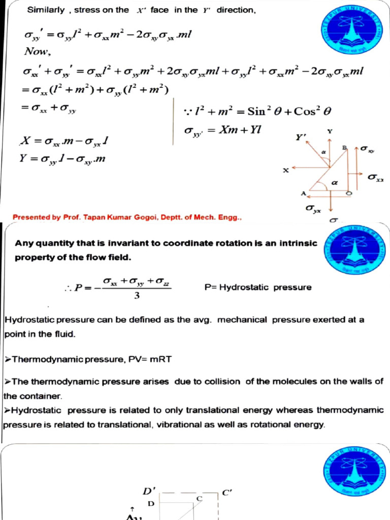 Fluid Mechanics: Pressure and Flow Dynamics | PDF | Geometry | Fluid ...