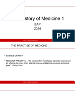 History of Medicine 1