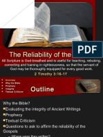 Realability of The Bible