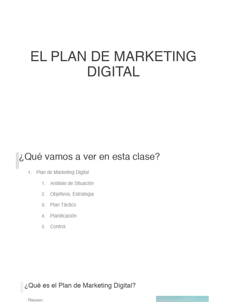 M1U4 - Plan de Marketing Digital | PDF | Marketing | Presupuesto