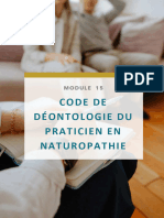 Module 15 - Code de Deontologie Du Praticien en Naturopathie New 5