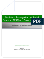 SPSS Sample Power Self Paced Course Syllabus