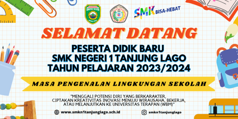 Banner Selamat Datang MPLS 2023/2024 | PDF | Seni