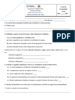 1 Teste 2 Trimestre 6ano - 043314