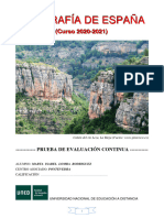 Pec Única Geografía de España. Nota 8,20