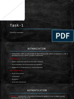 Task 1 Security