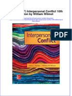 Full Download Ebook PDF Interpersonal Conflict 10Th Edition by William Wilmot Ebook PDF Docx Kindle Full Chapter