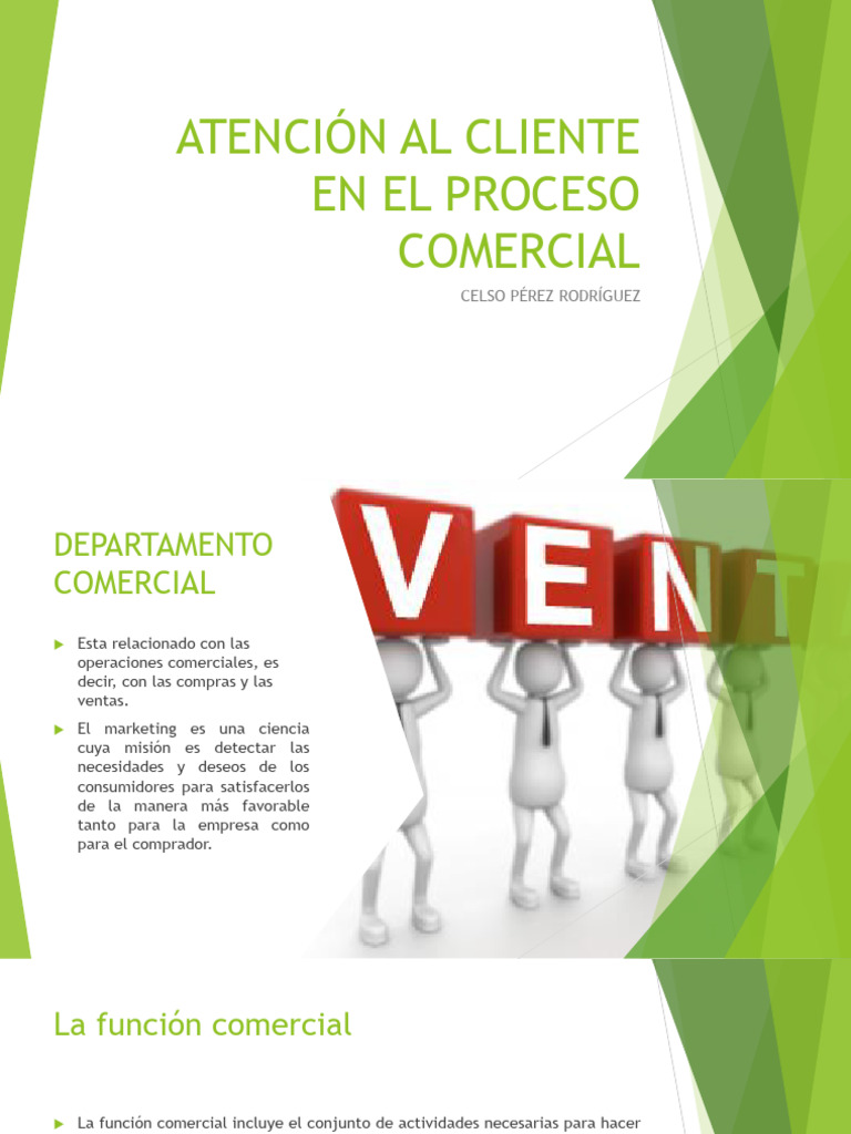 Atención Al Cliente en El Proceso Comercial | PDF | Marketing | Business