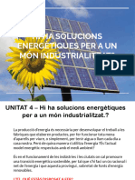 Unitat 4 - Solucions Energètiques