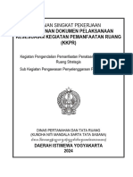 Uraian Singkat Pekerjaan Pelaksanaan KKPR 2024