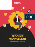 Upgrad Campus - Product Management Brochure