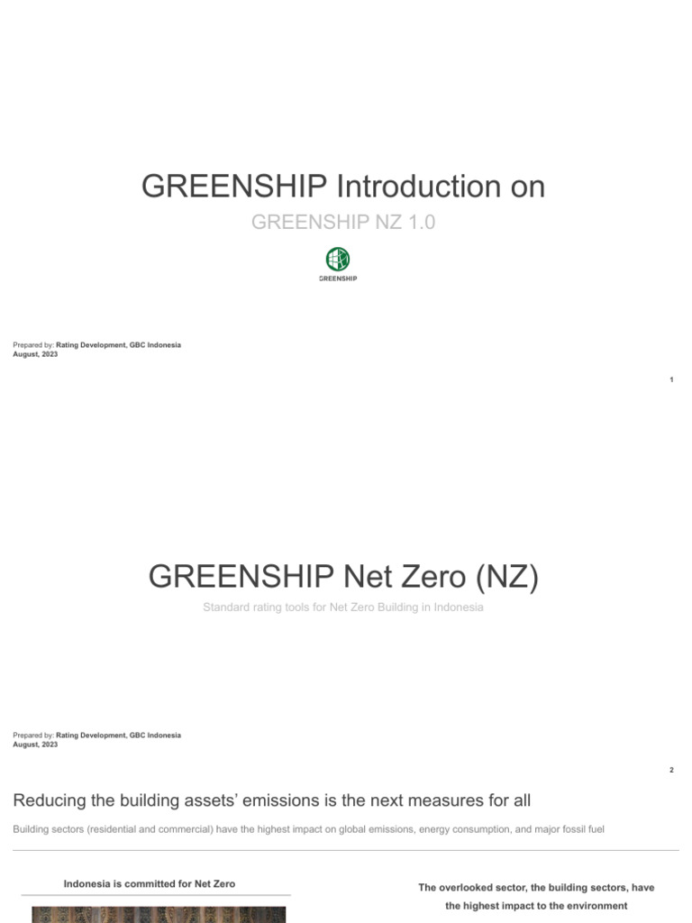 Gallery Detail: Greenship Net Zero Building Standards
